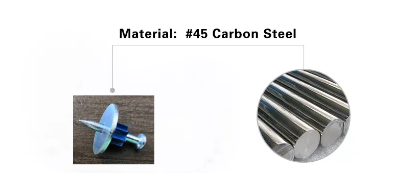 PDW Drive pins with washer powder actuated fasteners