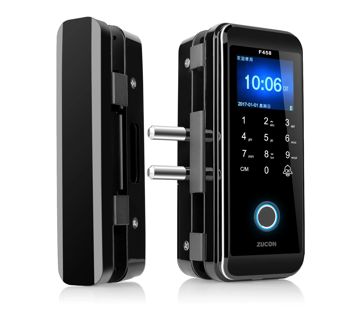 Биометрическая система посещаемости отпечатков пальцев двери система контроля доступа с замком и ключом