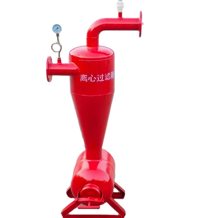 Centrifugal filtration equipment as centrifugal water filter for well water