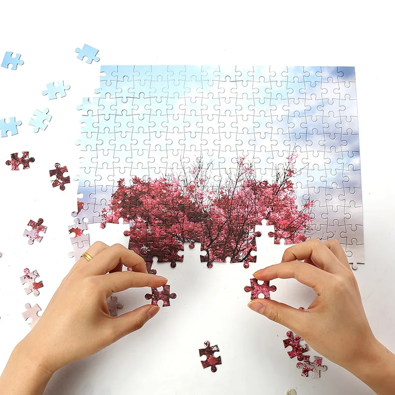 Custom Printed Jigsaw 1000 Pieces Cardboard Puzzle For Kids Adults Family