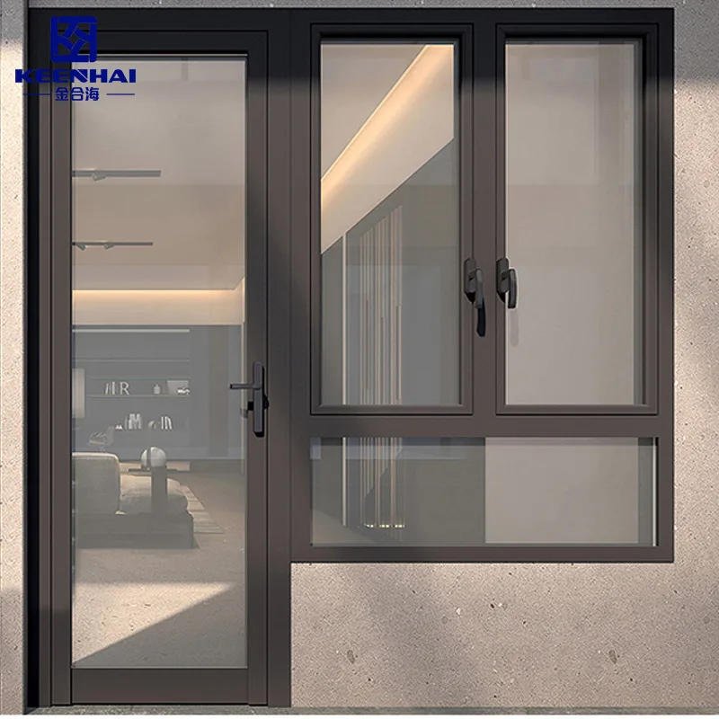 Wholesale Commercial House Large Glass Window Aluminum Windows