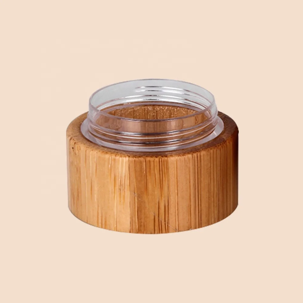 5g Bamboo Cosmetic Jar With Engraved Lid Bamboo Jars For Cream Good Price Cosmetic Jar Bamboo Lid