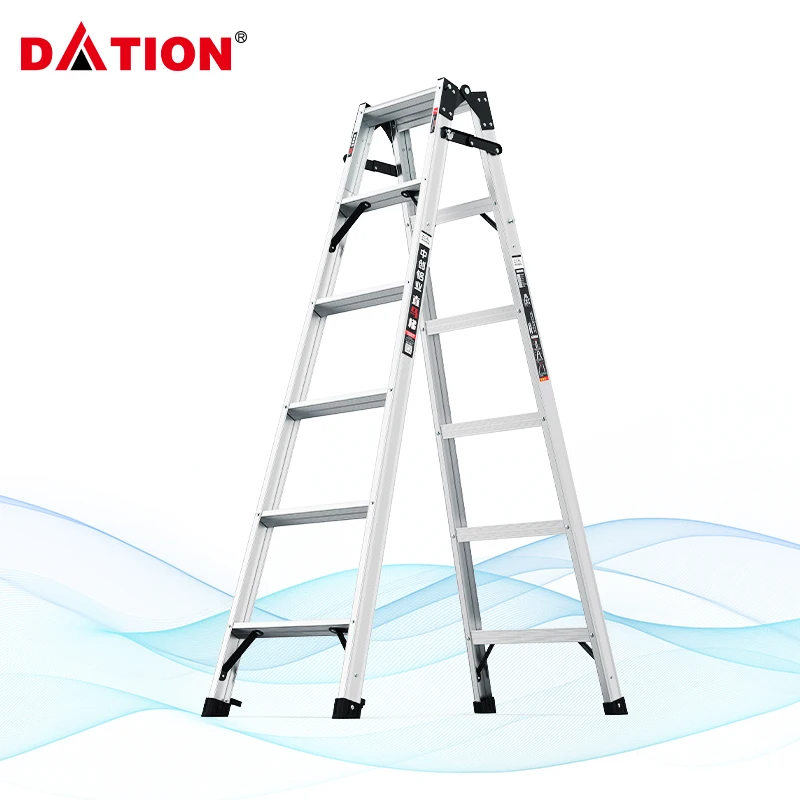 High Quality Dation Home Use Foldable Ladder Aluminum Alloy 3 4 5  6 7 Step Ladder