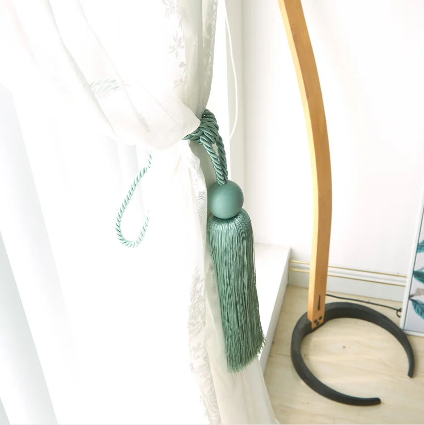curtain tassel 2022 new design curtain tieback trimming fringe