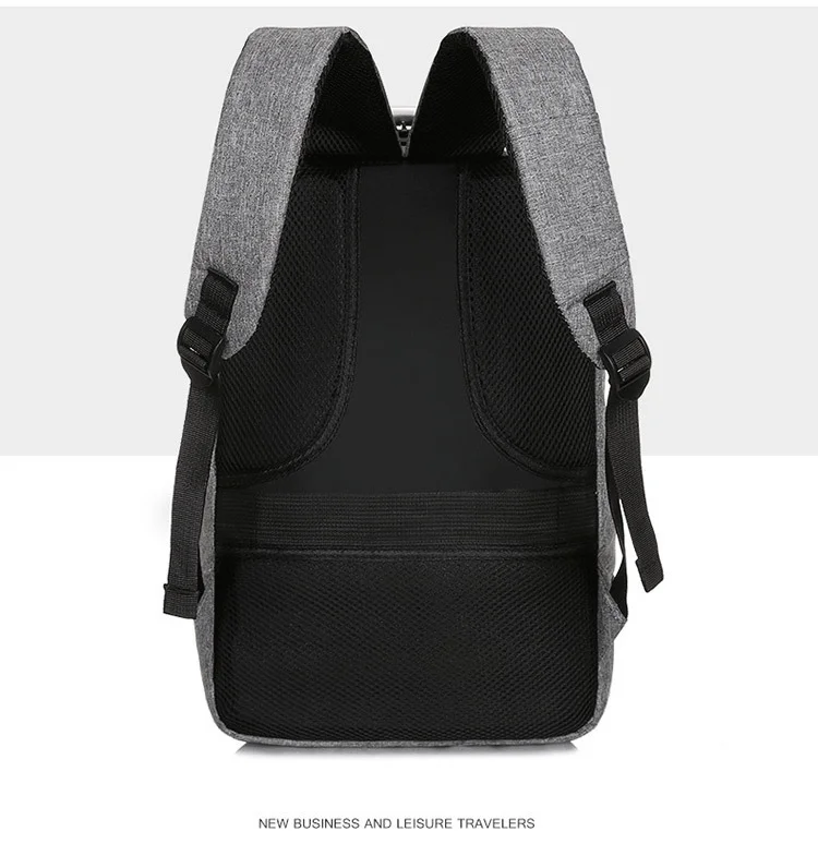 Business Water Resistant Laptop Backpack with USB Charging Port and lock Travel Laptop Backpack