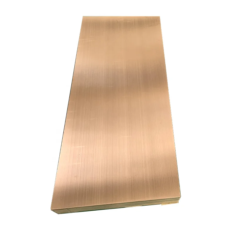0.5mm 0.8mm 1mm 3mm 4mm C1100 Red Pure Copper Sheet Plate In Stock