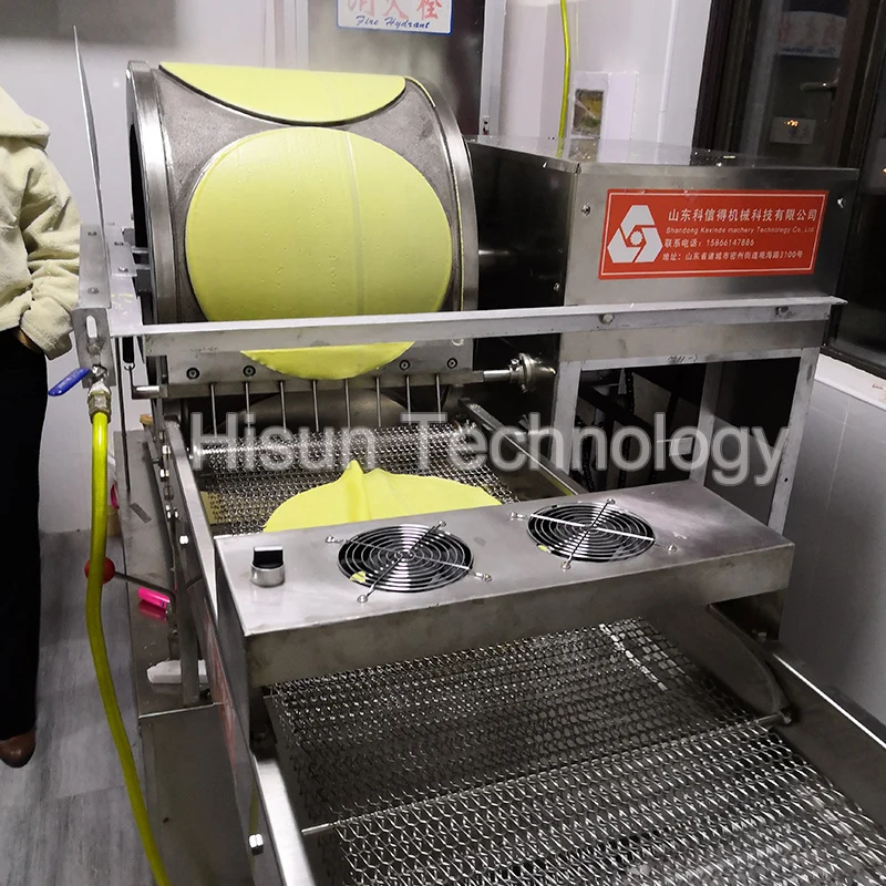 Automatic Spring Roll Wrapper Ethiopian Enjera Making Machine crepe making machine pancake maker