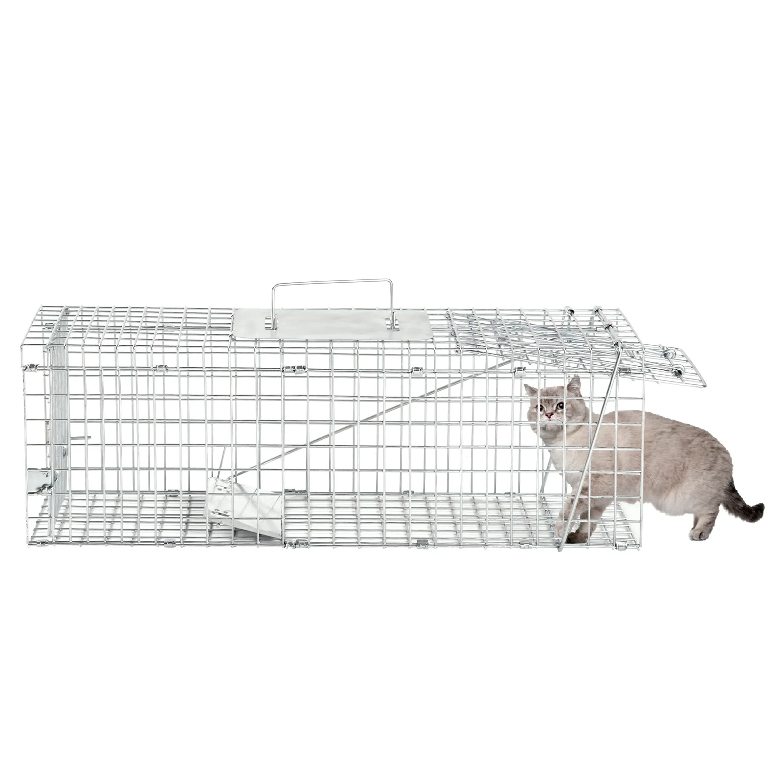wholesale Automatic control animal cage live Animal trap Humane trap cage for fox dog
