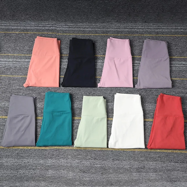 European and American style peach push up bodybuilding high waist beautiful hip sports tight seamless hip yoga pants