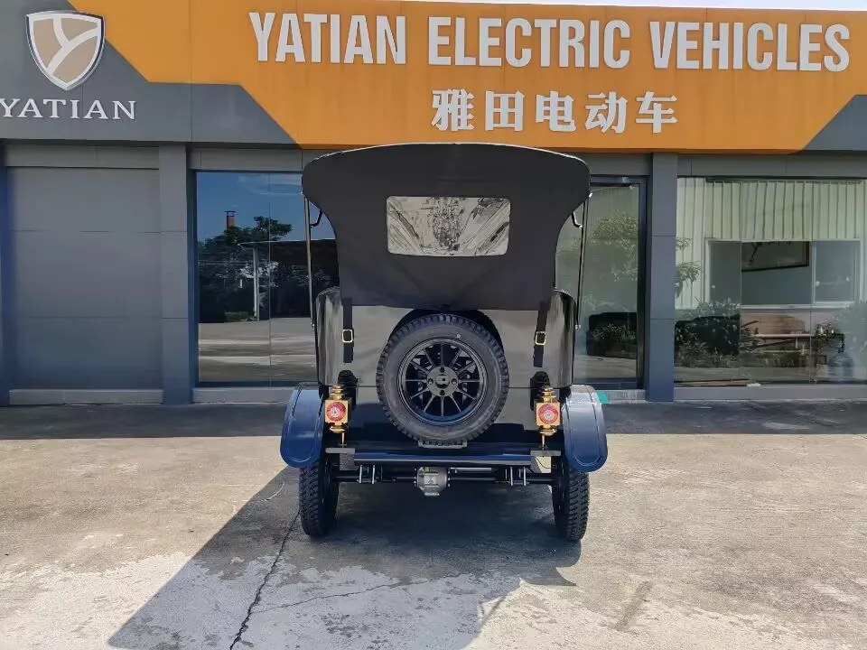 CE approved 8seat battery powered electric vintage golf cart