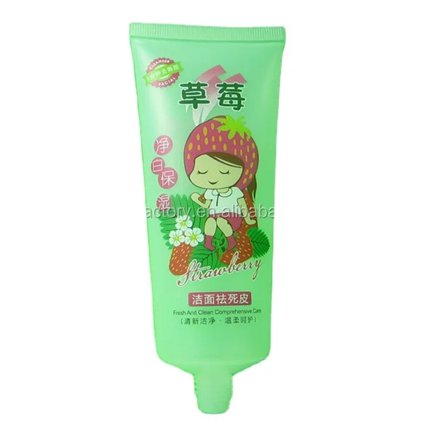 OEM LDPE cosmetic plastic soft tubes packaging for skin care