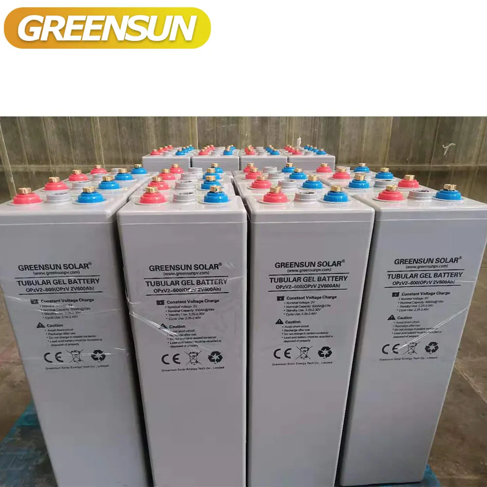 Оптовая продажа 2В 800ah гелевая батарея 2v-12v 200ah 300ah 500ah OPzV цена для использования в Солнечной системе