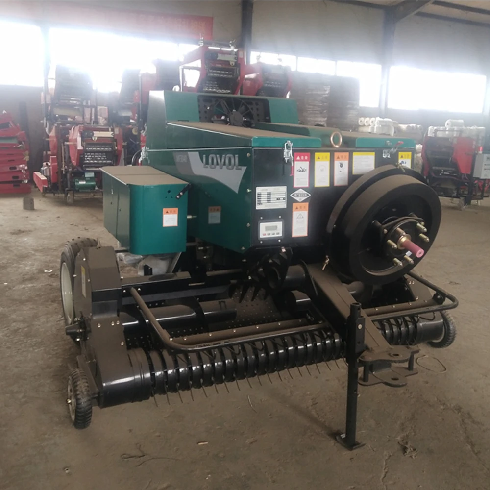 Tractor Grass Press Baling Baler Hay Straw Grass Press Machine
