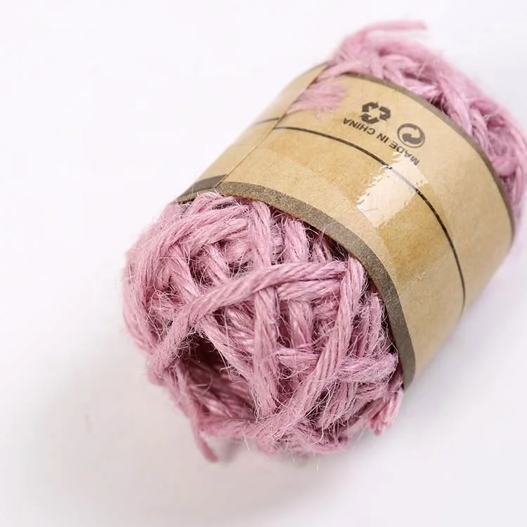 
24PCS Sisal Twine 3mm 3ply Colorful Jute Twine Rope Jute Cord String for Crafts/DIY Artworks/Gift Box Vase Wrapping Twine 