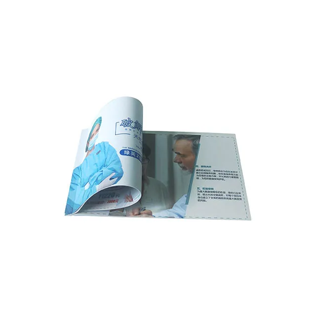 
CMYK cheap price luxury design custom-mad printed flyier product paper book can customize low MOQ 