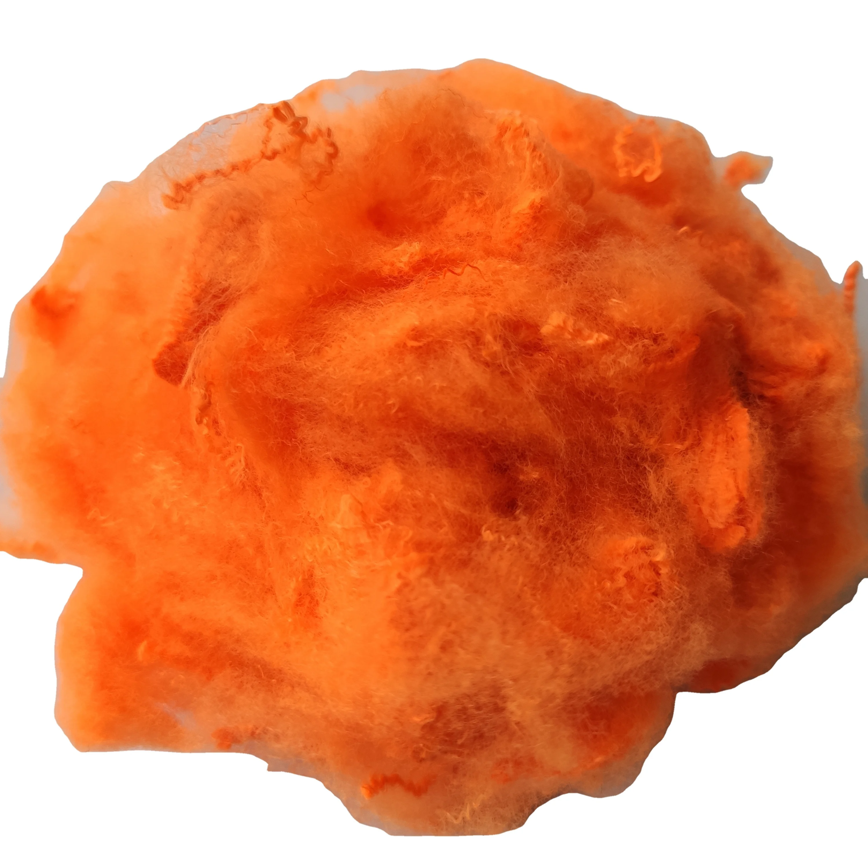 7d64mm polyester fiber recycled polyester staple fiber plant dacron