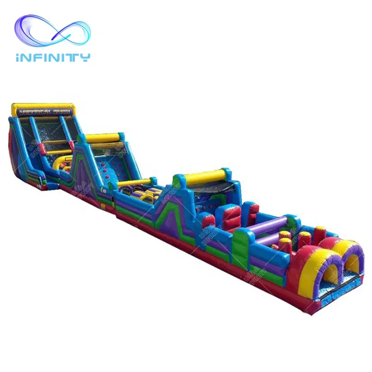 China Manufacturer Inflatable Rock Climb Obstacle Slide Obstacle Game Warrior Dash Inflatable Obstacle Course For Challenge Race