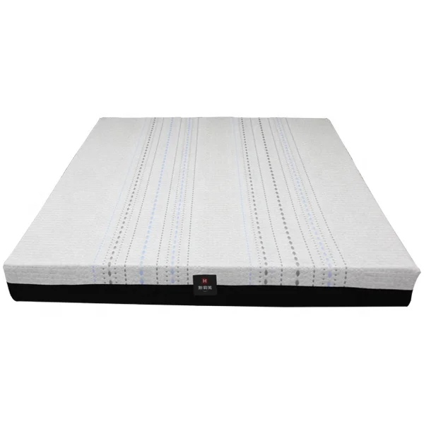 Fabric Quilted with Dacron Foam High-grade Silky Elastic Ripple Fiber Kitted Fabric minimalist style Bagged Memory Foam