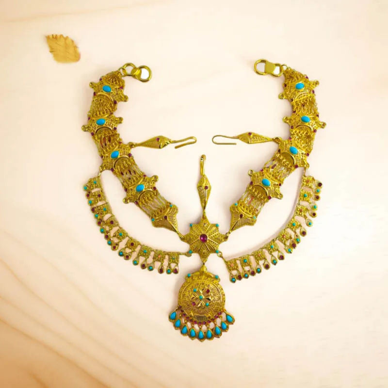 Новинки из Дубая, Модные производители, Хрустальная цепочка на голову, лоб, свисающие волосы, повязка на голову для невесты, индийские этнические украшения для женщин