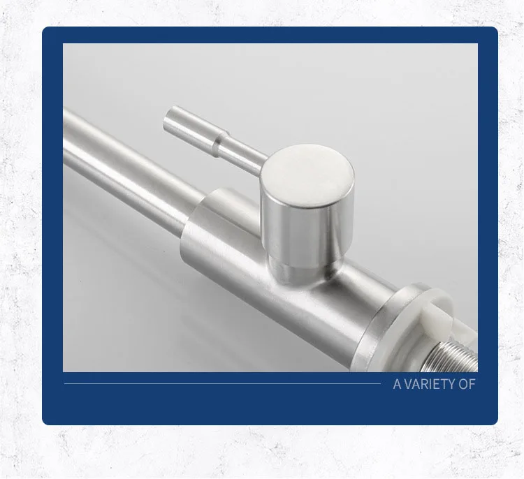 SUS 304 Stainless Steel Kitchen Faucet Wash Basin Universal 360 Degree Rotatable Sink Faucet