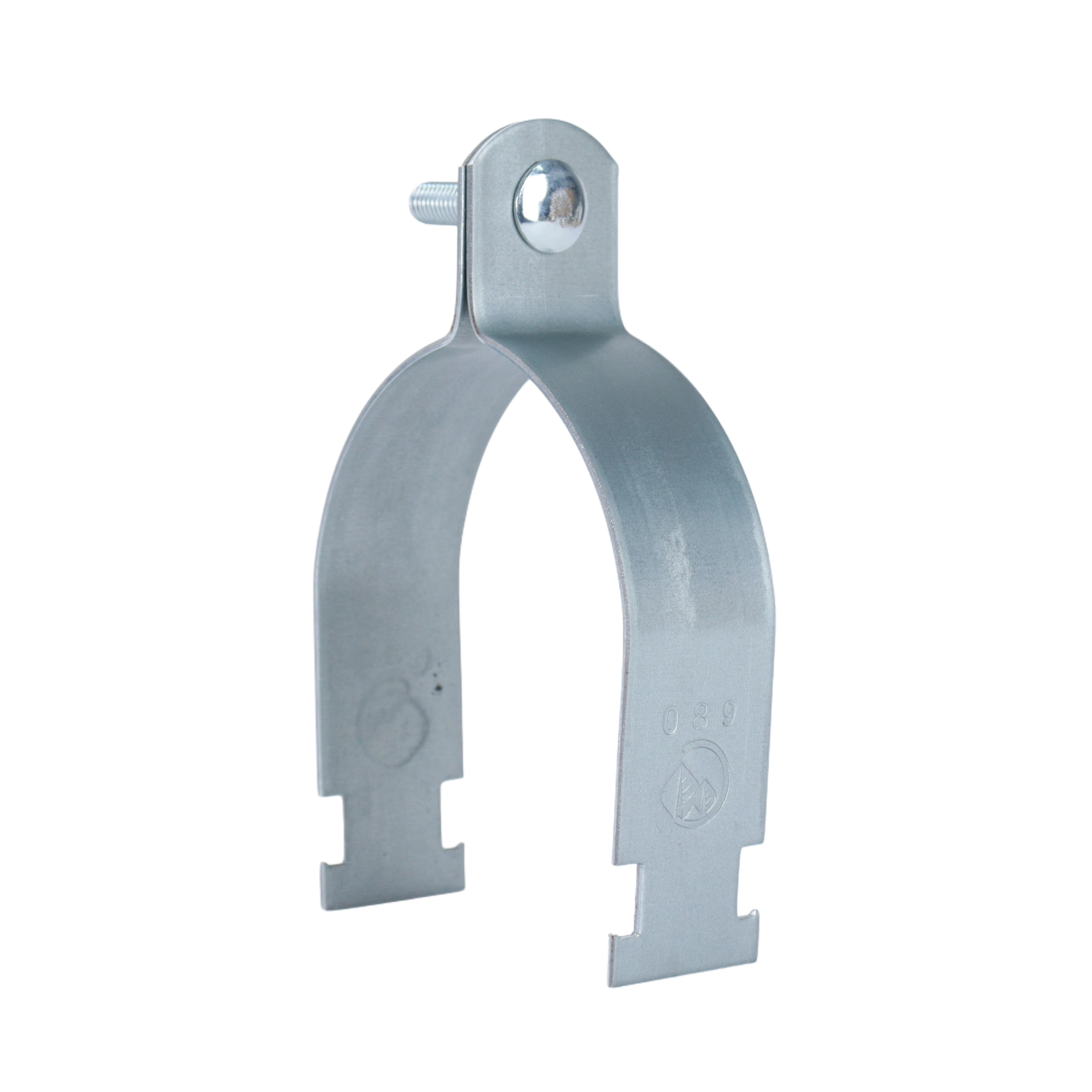 Best Selling Wall Mount Dn15-dn300 P Type Pipe Clamp Hanger Zinc Galvanizing Carbon Steel Pipes Clamp For Copper Tube