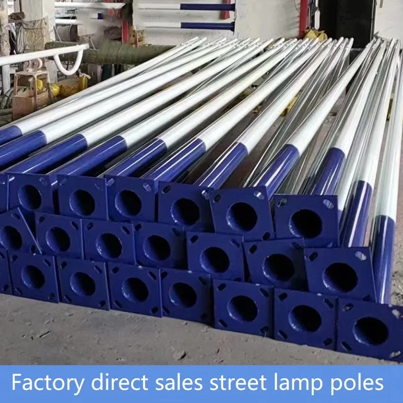 Outdoor  5m 6m 9m solar street lights stadium lights courtyard  municipal engineering street light poles