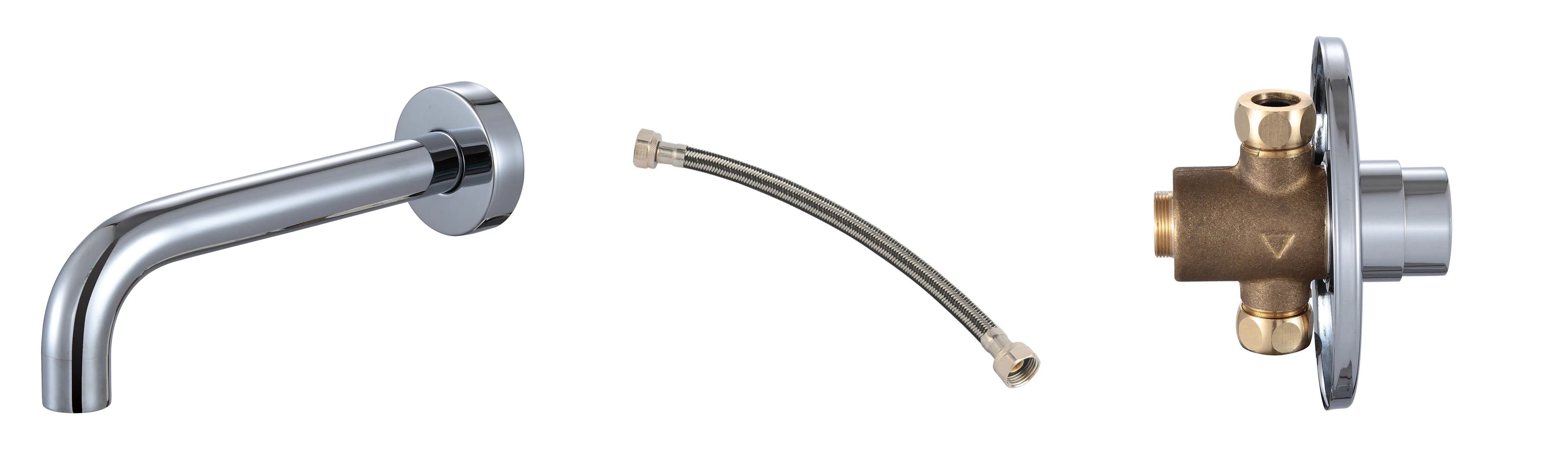 Concealed Self Closing faucet  / Wall mounted time delay faucet