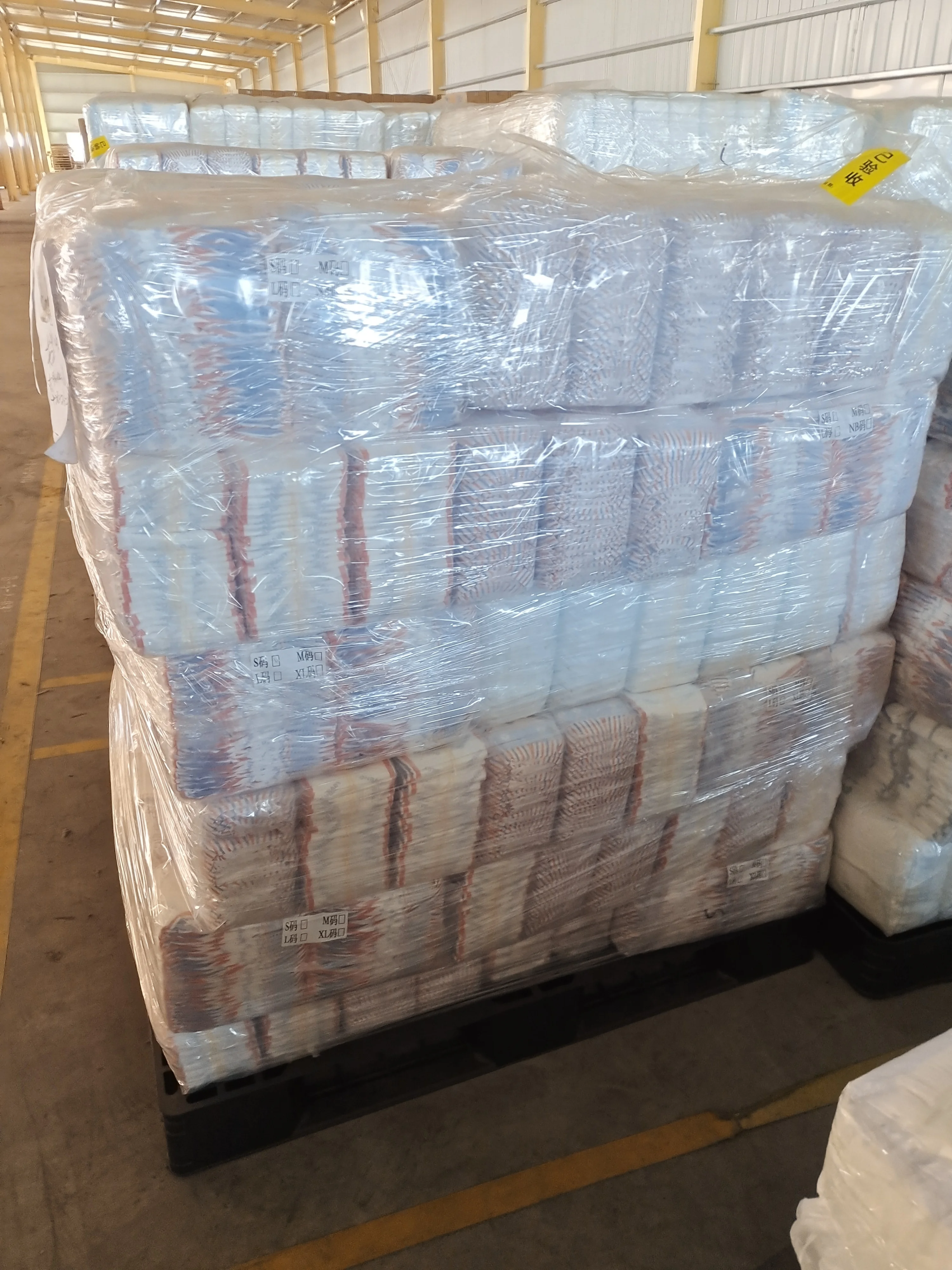 
Import seconds quality of disposable magic tape diapers from China factory with wetness indicator 