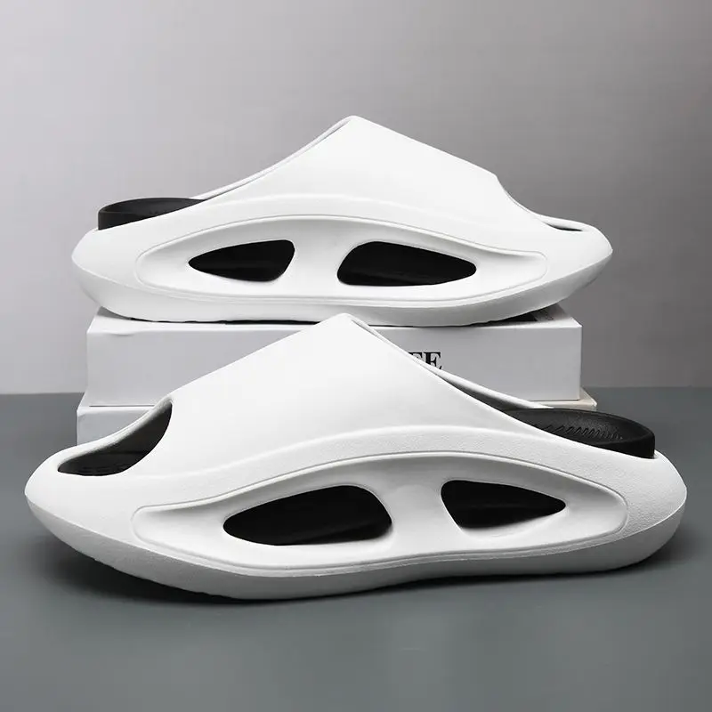 Custom Logo Print Sublimation Blank Slider Eva Mens Foam Slide Sandals Bathroom Rubber Men Slippers Summer For Men High Quality