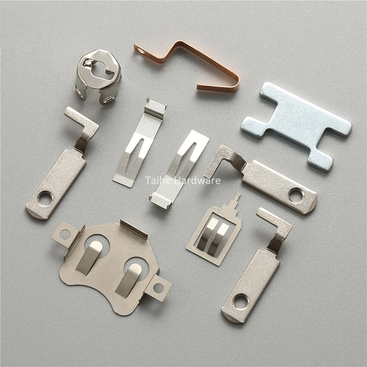 OEM Copper Silver Stainless Steel Spring Chrome Plating Contact Terminal Lugs