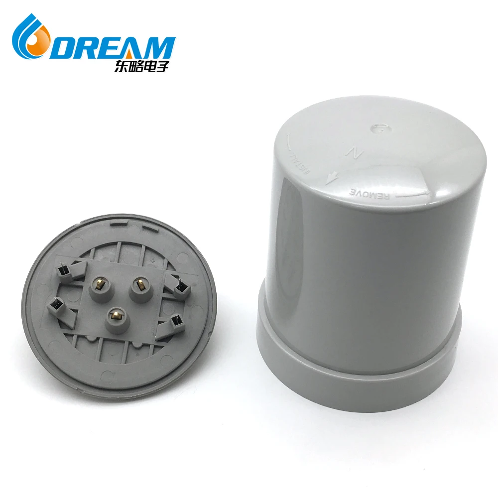 Умный наружный светодиодный светильник с высоким уровнем яркости серым и черным покрытием Затемняющая розетка NEMA аксессуары для управления фотосъемкой крышка