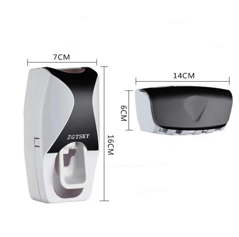 Automatic Toothbrush Dispenser Bathroom Toothpaste Squeezer Wall Mounted Toothbrush Holder
