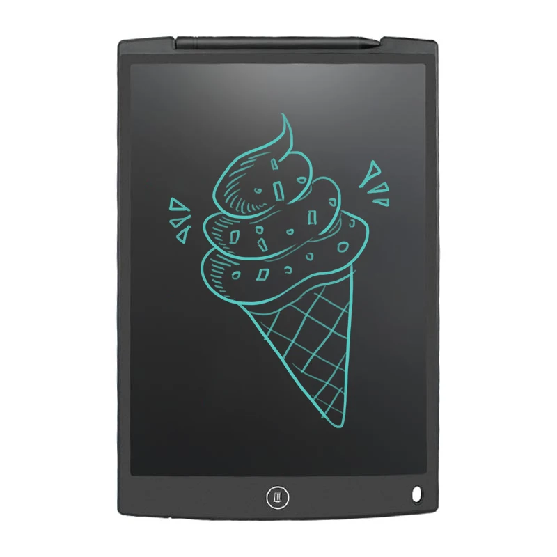 Бренд логотип 12 дюймов безбумажный блокнот Холодильник Магнитная Memo Pad дети ЖК дисплей записи планшеты доска