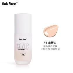 Private Label Foundation Bottle Full Coverage Waterproof Makeup Liquid Concealer Foundation For Girls