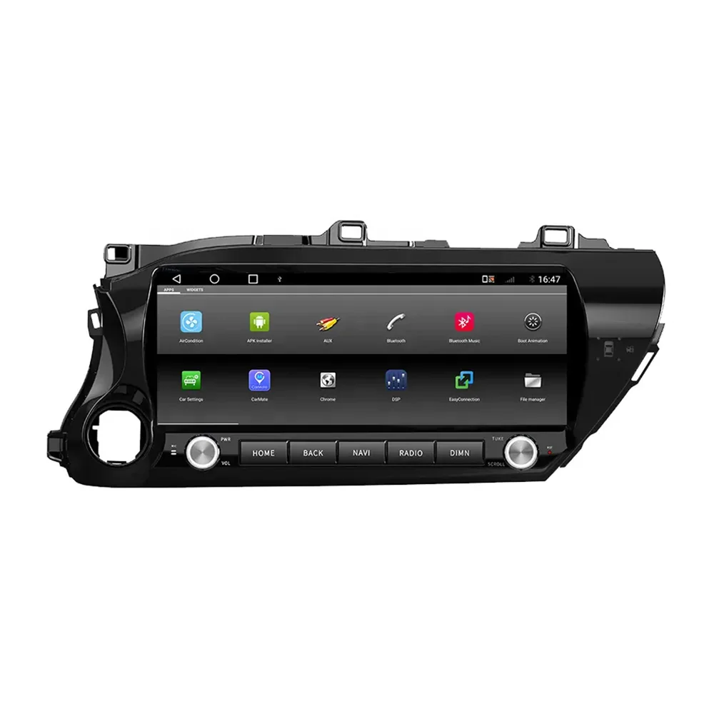 12.3' Android 12 Car Multimedia Player For Toyota Hilux 2015-2023 LHD RHD Upgrade to 2024 Car Radio Audio Stereo Carplay