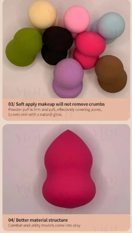 Makeup tools cosmetic sponge latex-free facial sponge for foundation makeup beauty egg