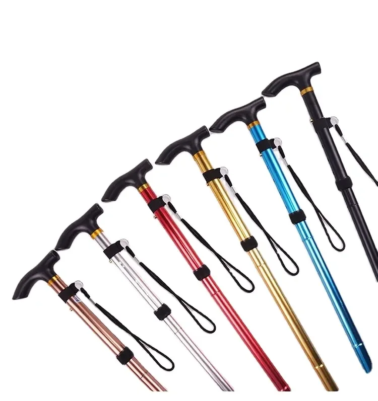 trending products 2021 new arrivals lightweight titanium medical fifty fold walking cane