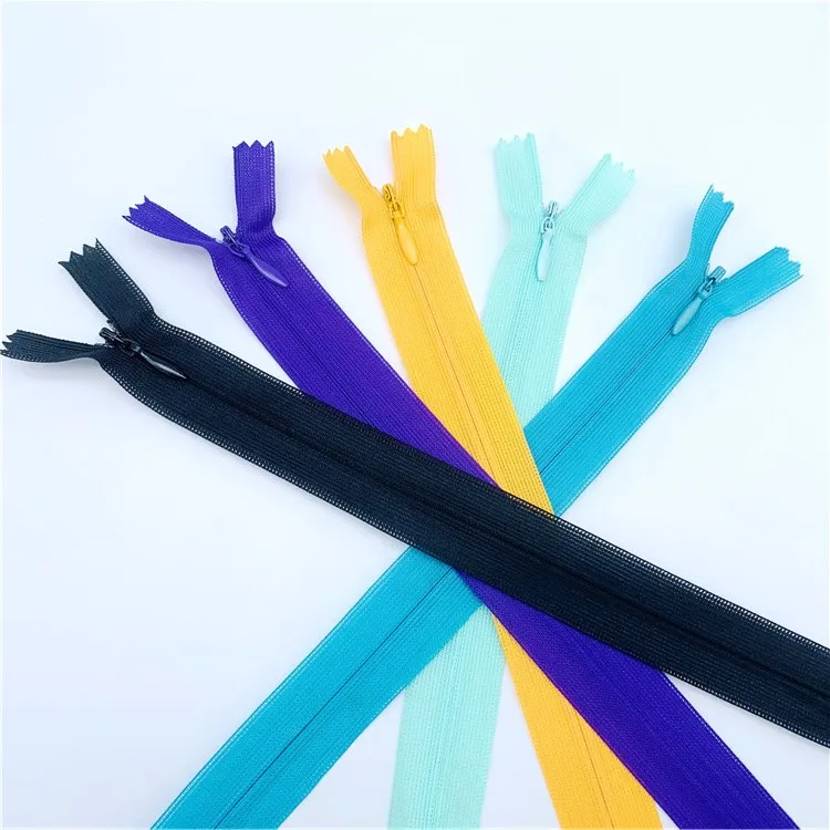 Производитель оптом 3 #5 # аксессуары для обработки домашнего текстиля нейлоновые закрытые невидимые молнии