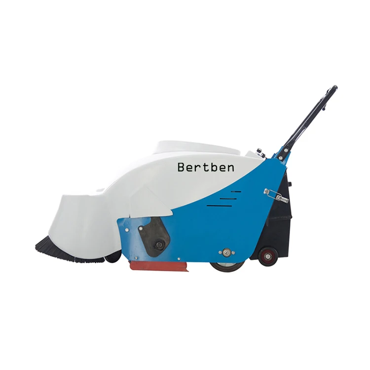 Automatic electric floor sweeper and scrubber , hand push with traction floor cleaning machine with cheap price