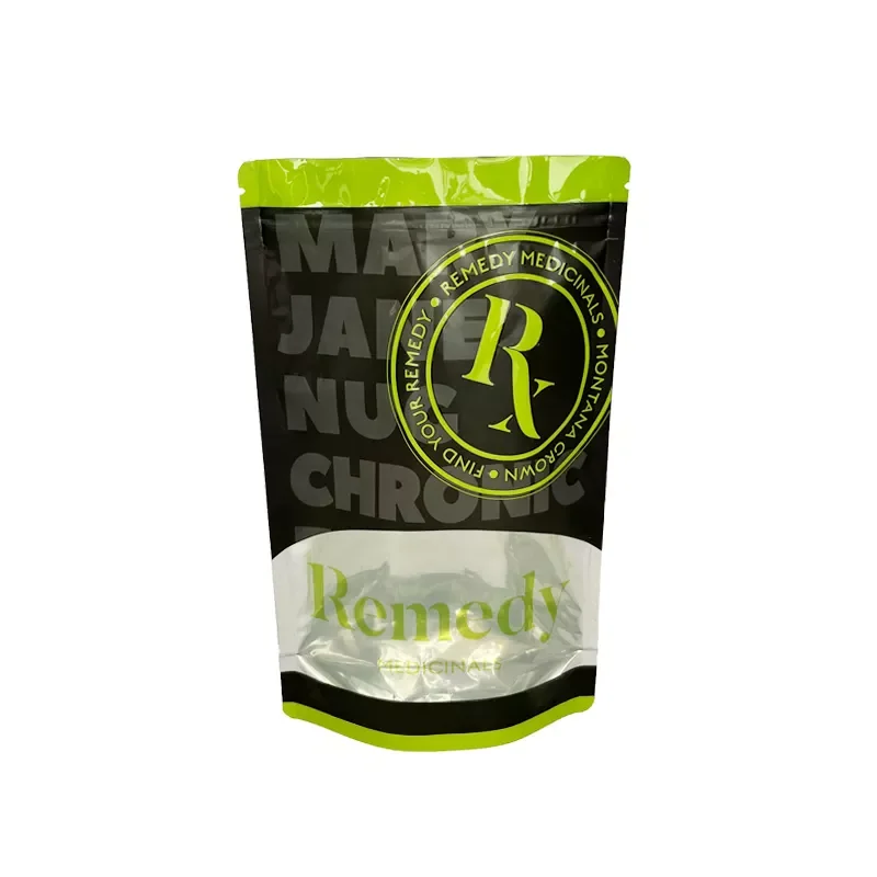 custom printing mylar wholesale clear heat seal child zipper stand up pouch bags