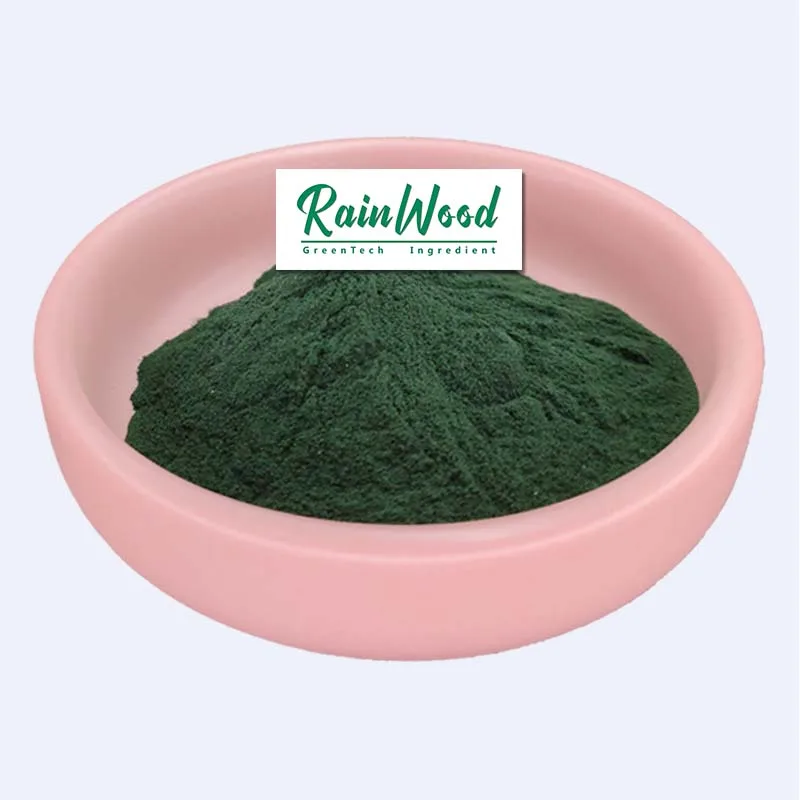 RAINWOOD supply pure spirulina powder green spirulina platensis powder with cheap price