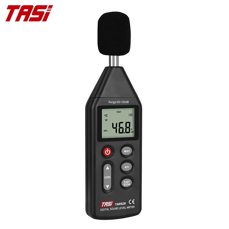 Цифровой измеритель уровня звука TASI TA8152B USB шумомер портативный децибел заводской скрытый Штатив 40 ~ 130