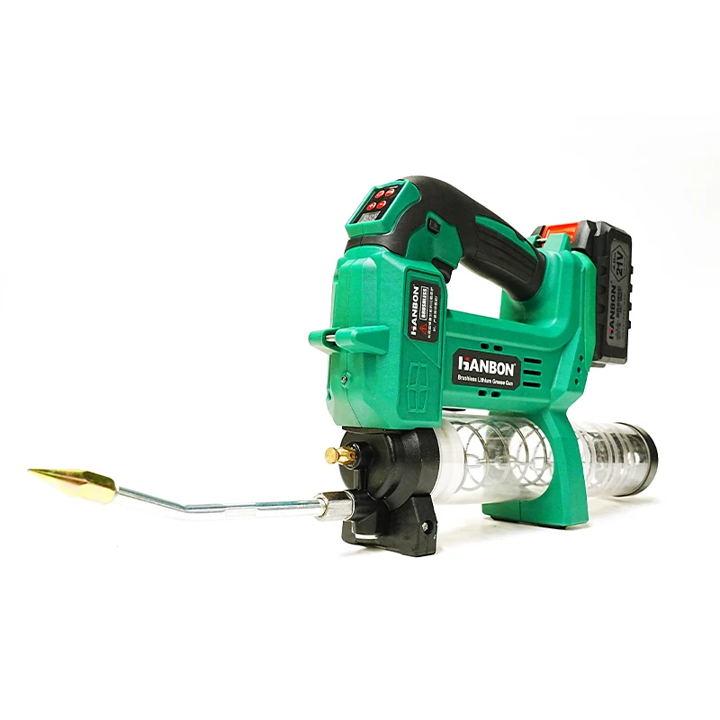 Portable hand held grease oil gun lubrication high pressure li-ion battery cordless electric grease gun