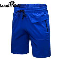 Most Inquiry Mens 3/4 Cargo Shorts Male Sweat Pant Loose Hip Hop Baggy Letter Printing Drawstring with Multi Pockets Solid Color