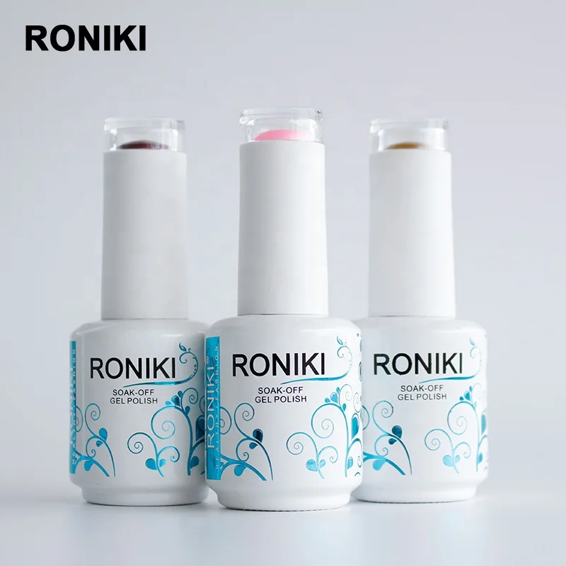 RONIKI oem nail supplies organic nail products salon cosmetics long lasting private label colors uv gel nail polish