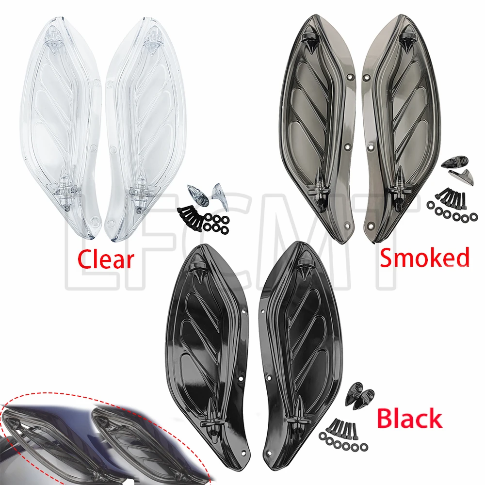 Motorcycle Air Deflector Side Wing Windshield Fairing fit For Harley Touring CVO Electra Street Glide Ultra Classic FLHX 96-13