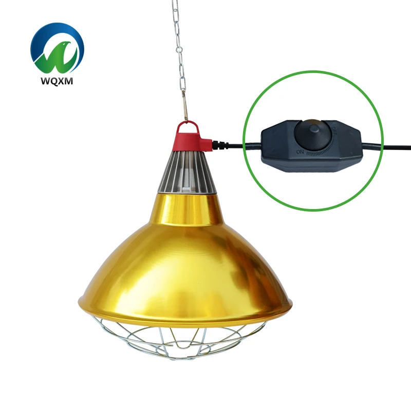 Animal Breeding Farm Equipment Waterproof Pig Metal Lampshade Frame with 220v Heating Lamp for Piglet for Home Use