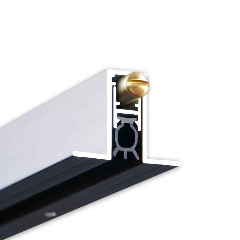 Wholesale best price Hidden door bottom seal automatic lift T-edge aluminum Seal Strip
