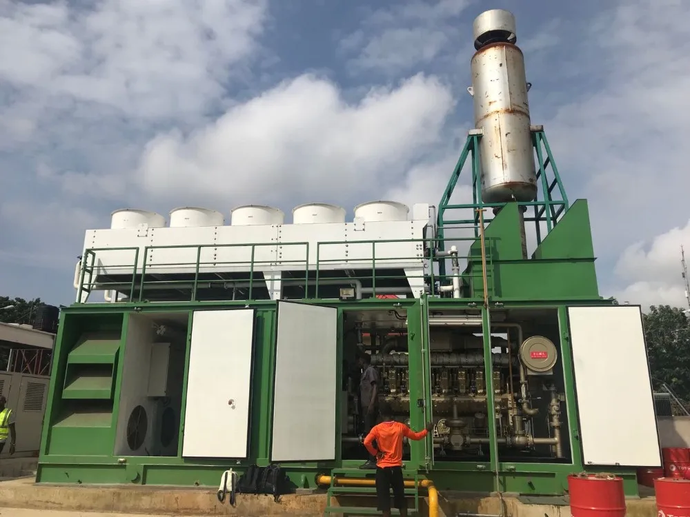 Электрогенератор с биогазовым двигателем 500 кВт 1