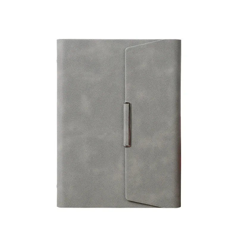 grey planner black portable traveler diary loose leaf a5 notebook